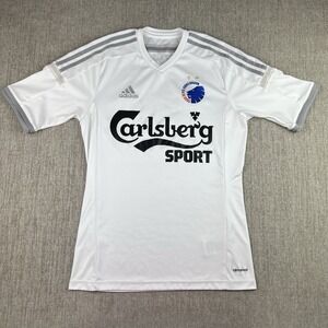 FC Copenhagen Adidas 2014/15 Home Football Shirt Soccer Jersey Small Climacool
